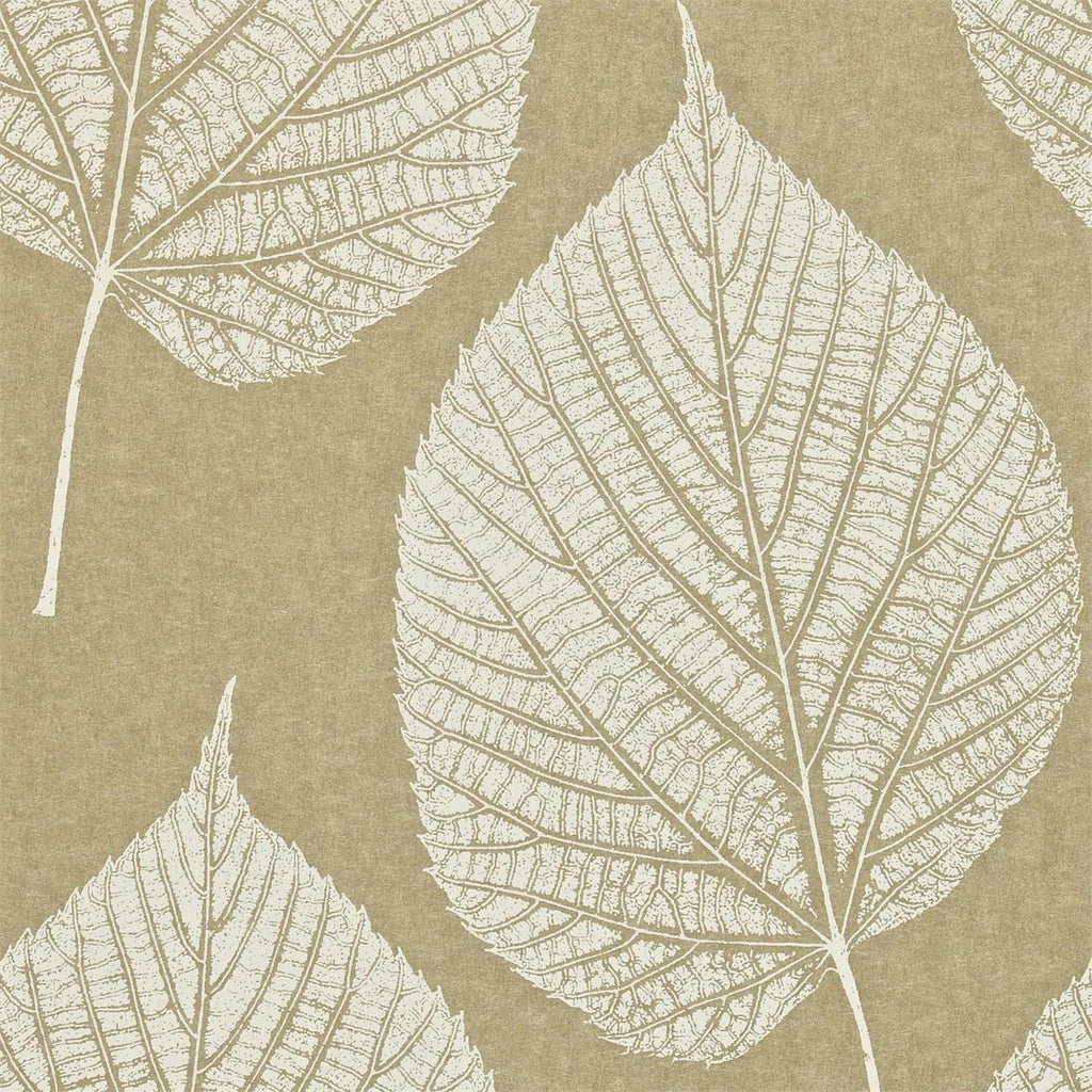 Harlequin Leaf Gold/ Cream Wallpaper