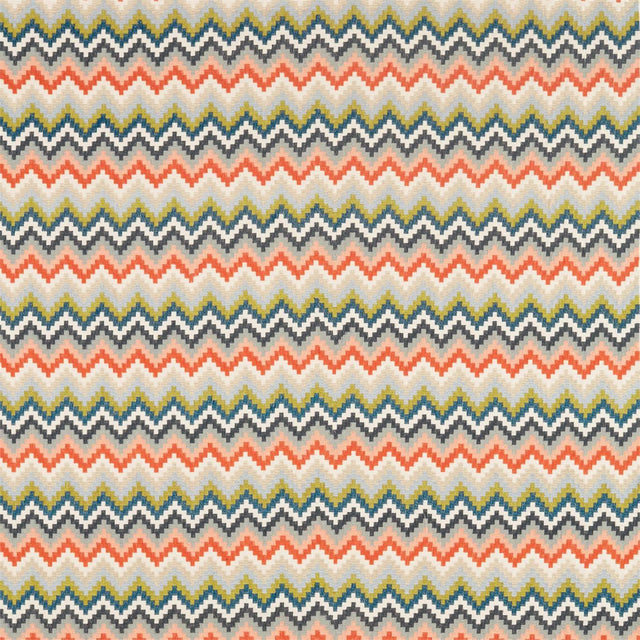 Harlequin Minouri Teal/Mandarin/Lichen Fabric