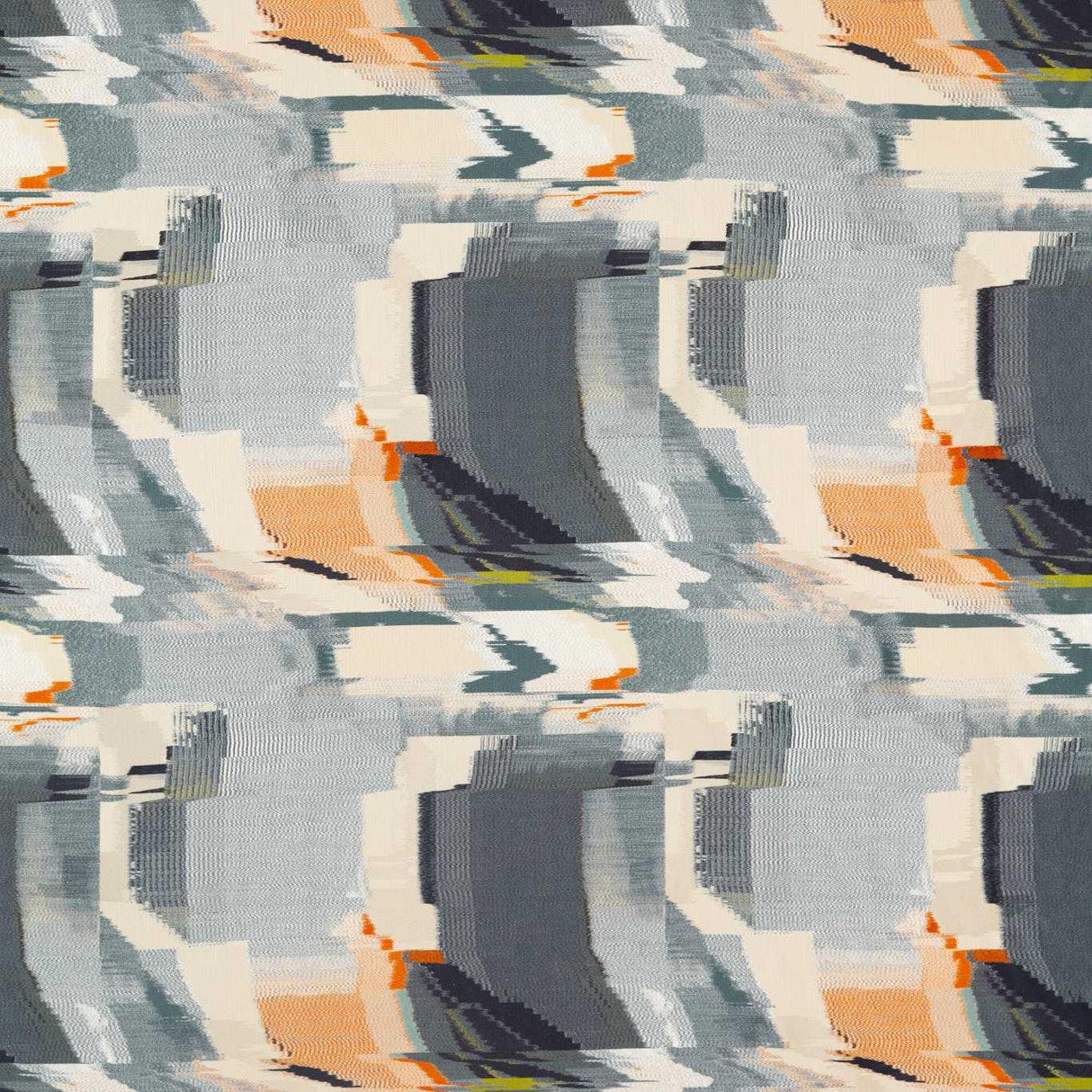 Harlequin Perspective Slate/Sedona Fabric