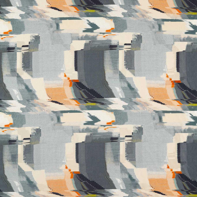 Harlequin Perspective Slate/Sedona Fabric