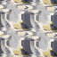 Harlequin Perspective Charcoal/Gold Fabric