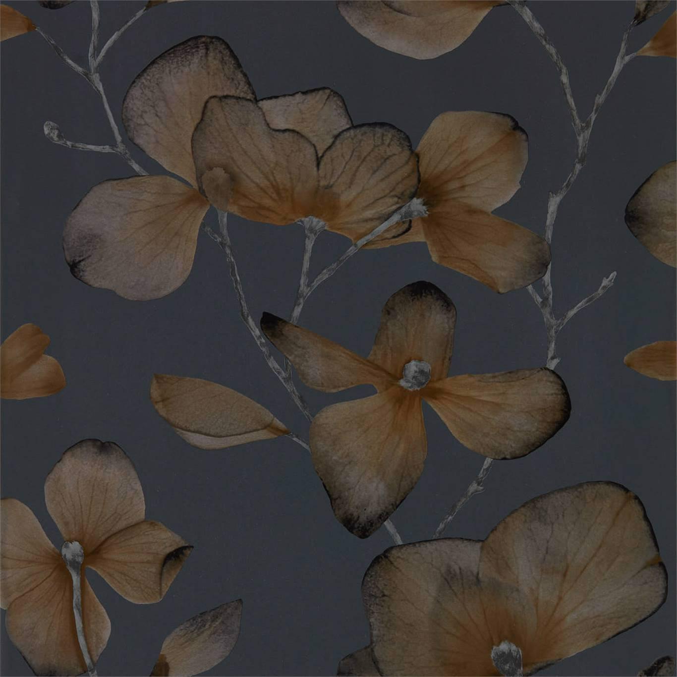 Harlequin Kienze Graphite/Gilver Wallpaper