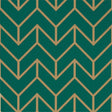 Harlequin Tessellation Teal/Gold Wallpaper