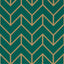Harlequin Tessellation Teal/Gold Wallpaper