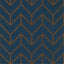 Harlequin Tessellation Marine/Copper Wallpaper