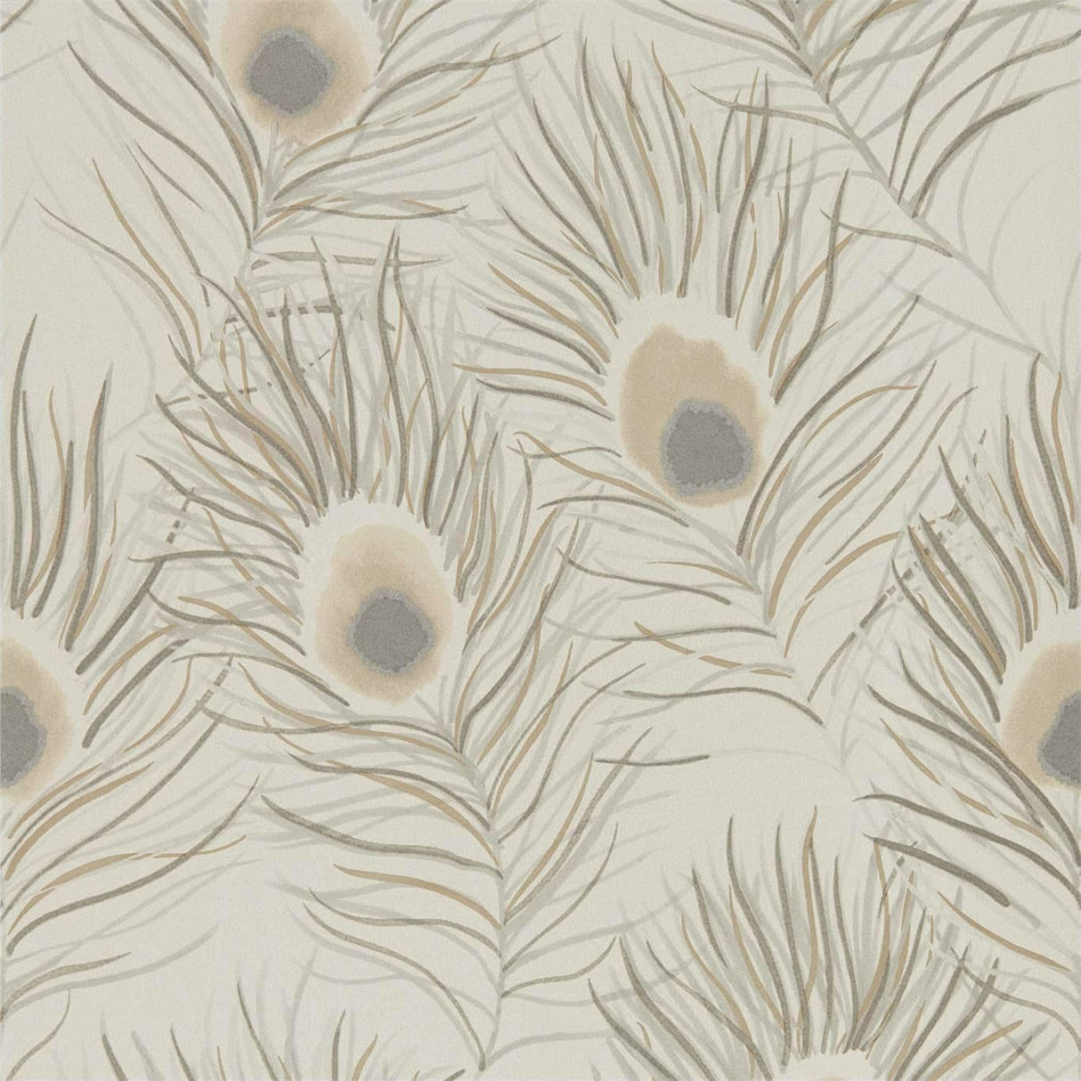 Harlequin Orlena Putty/Silver Wallpaper