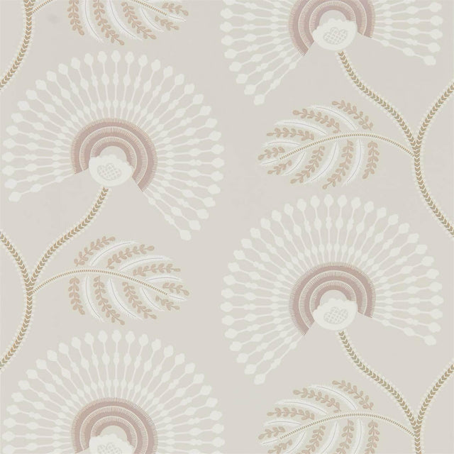 Harlequin Louella Rose Quartz/Pearl Wallpaper