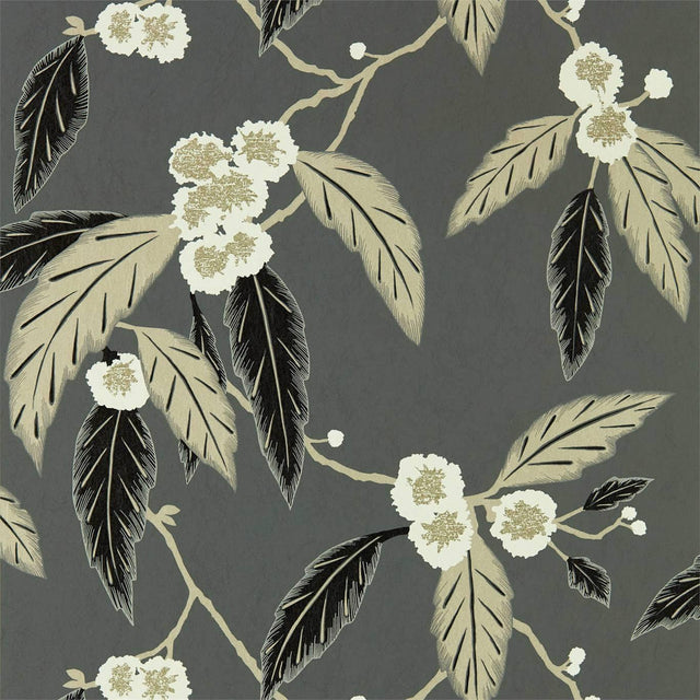 Harlequin Coppice Ebony/Putty/Snow Wallpaper