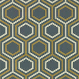 Harlequin Selo Ebony/Gold Wallpaper