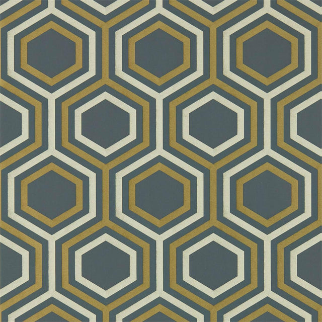 Harlequin Selo Ebony/Gold Wallpaper