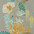 Harlequin Salon Platinum/Peacock/Seafoam Wallpaper