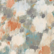 Harlequin Exuberance Tangerine/Sepia Wallpaper