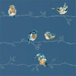 Harlequin Perisco Turquiose/Navy Wallpaper