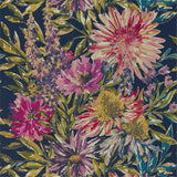 Harlequin Floreale Heather/Navy Wallpaper