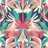 Harlequin Melora Brazilian Rosewood/ Ink/ Amazonia Wallpaper