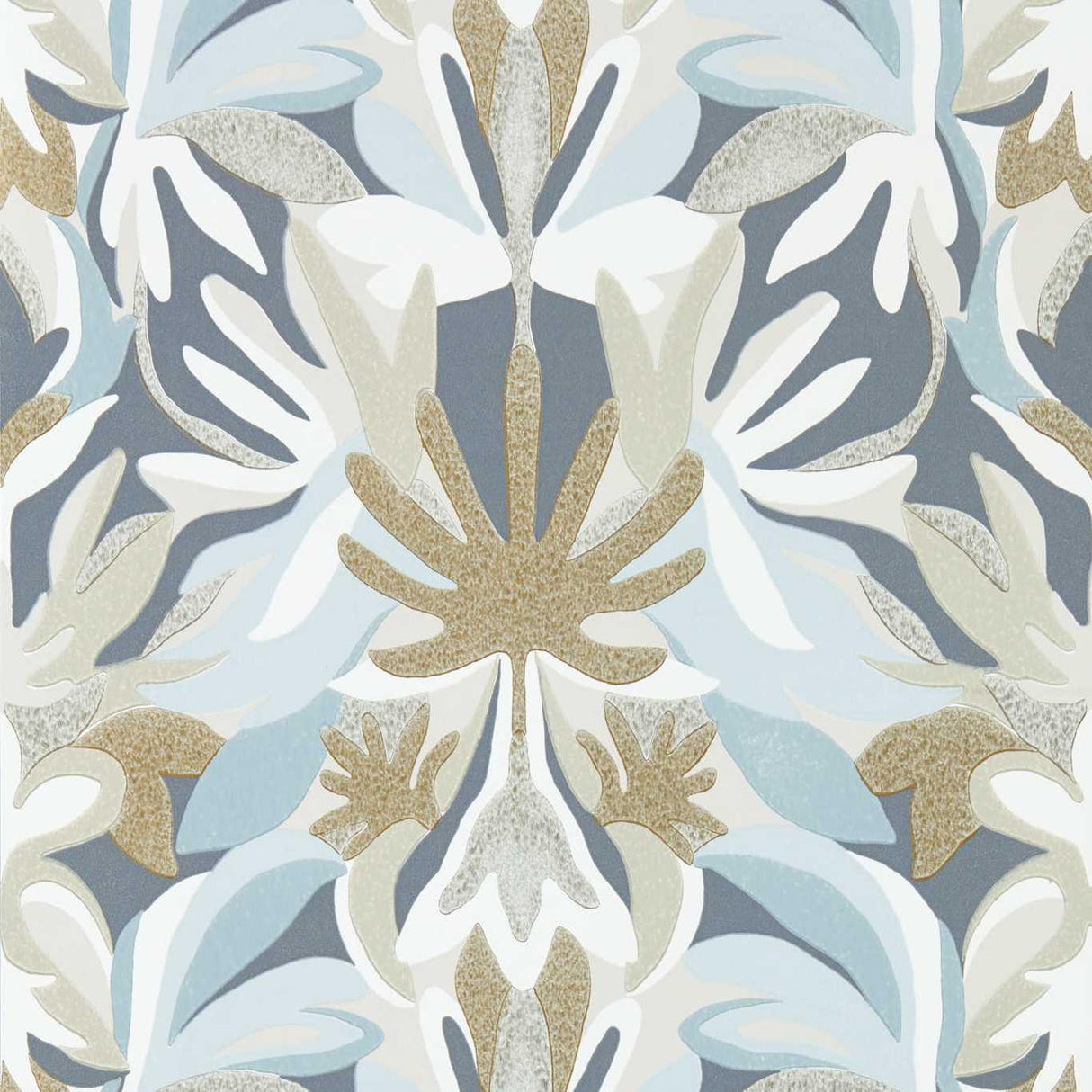 Harlequin Melora Hempseed/Exhale/Gold Wallpaper