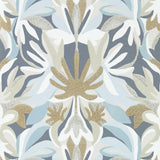Harlequin Melora Hempseed/Exhale/Gold Wallpaper