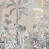 Harlequin Floreana Gilt/Black Earth/ Tranquility Wallpaper