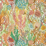 Harlequin Acropora Brazilian Rosewood/Nectar/Tree Canopy Wallpaper