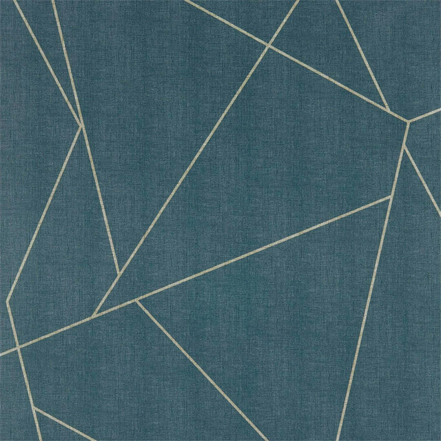 Harlequin Parapet Indigo Wallpaper