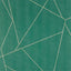 Harlequin Parapet Emerald Wallpaper