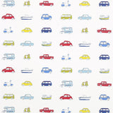 Harlequin Go Go Retro Strawberry,Blue,Lemon Fabric