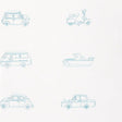 Harlequin Go Go Retro Aqua and White Wallpaper