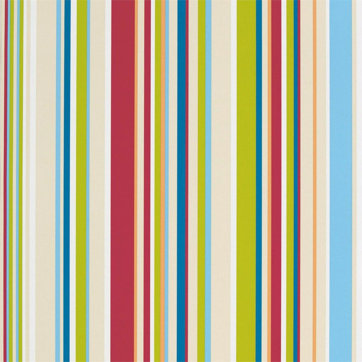 Harlequin Rush Strawberry,Sailor Blue, Apple,Neutrals Wallpaper