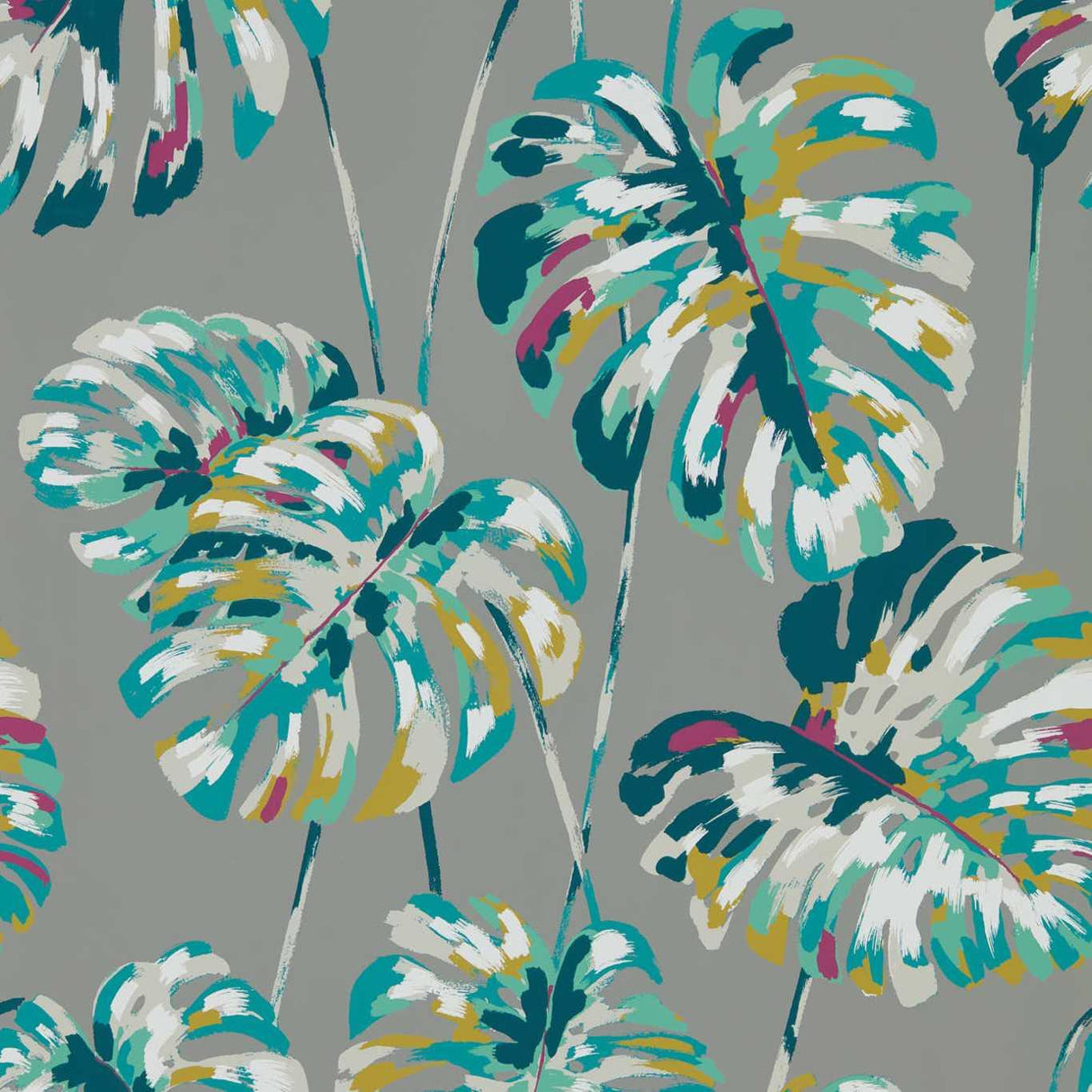 Harlequin Kelapa Lagoon/Cerise Wallpaper