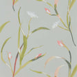 Harlequin Saona Coral/Silver Wallpaper