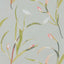 Harlequin Saona Coral/Silver Wallpaper