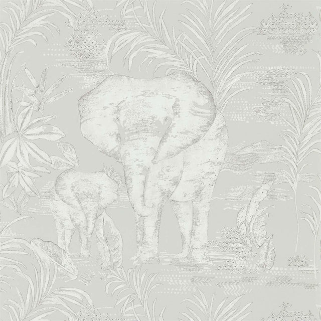 Harlequin Kinabalu Silver Wallpaper
