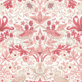 Morris & Co Simply Strawberry Thief Madder Wallpaper