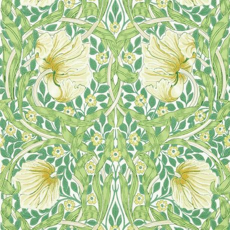 Morris & Co Pimpernel Weld/Leaf Green Wallpaper