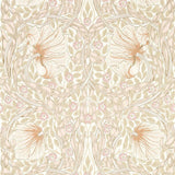 Morris & Co Pimpernel Cochineal Pink Wallpaper
