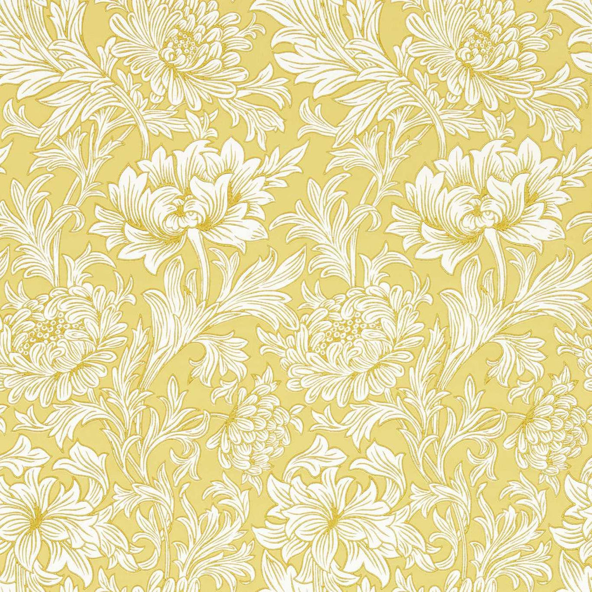 Morris & Co Chrysanthemum Toile Weld Wallpaper