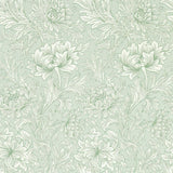 Morris & Co Chrysanthemum Toile Willow Wallpaper