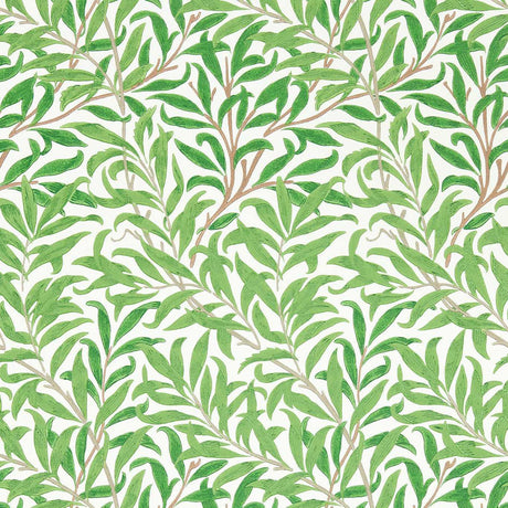 Morris & Co Willow Boughs Leaf Green Wallpaper