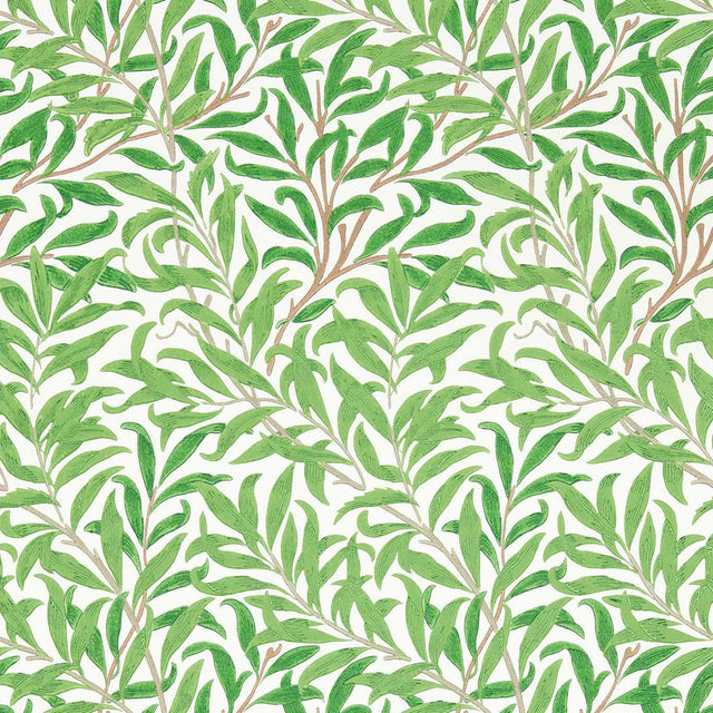 Morris & Co Willow Boughs Leaf Green Wallpaper
