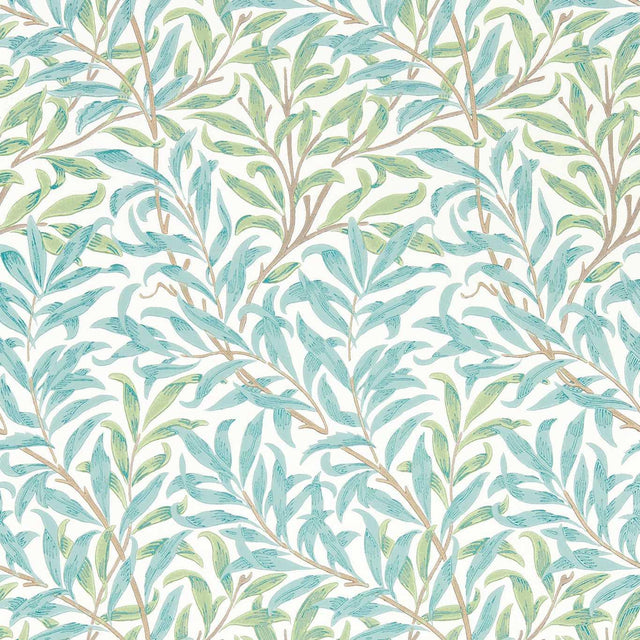 Morris & Co Willow Boughs Willow/Seaglass Wallpaper