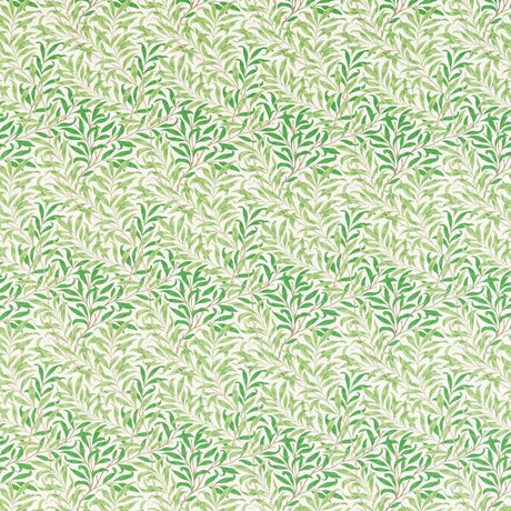 Morris & Co Willow Bough Leaf Greeen Fabric