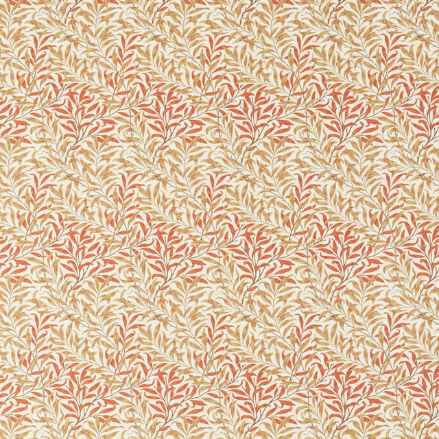 Morris & Co Willow Bough Russet/Ochre Fabric