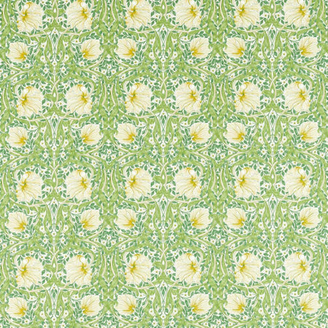 Morris & Co Pimpernel Weld/ Leaf Green Fabric
