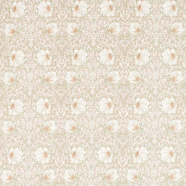 Morris & Co Pimpernel Cochineal Pink Fabric