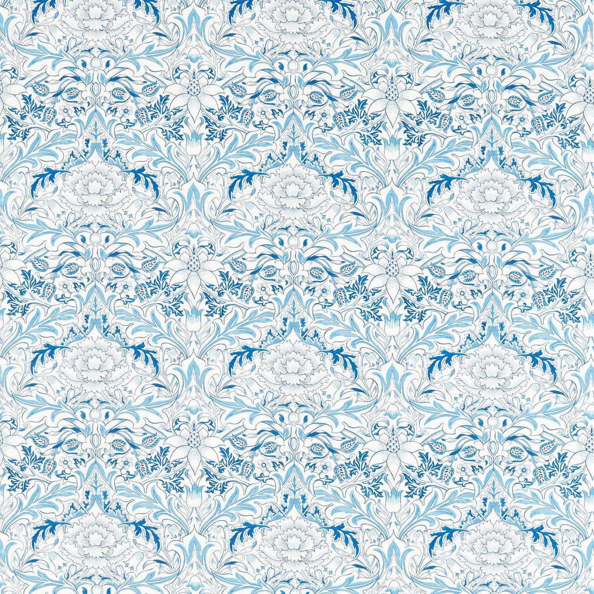 Morris & Co Simply Severn Woad Fabric