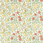 Morris & Co Fruit Leaf Green/Madder Fabric