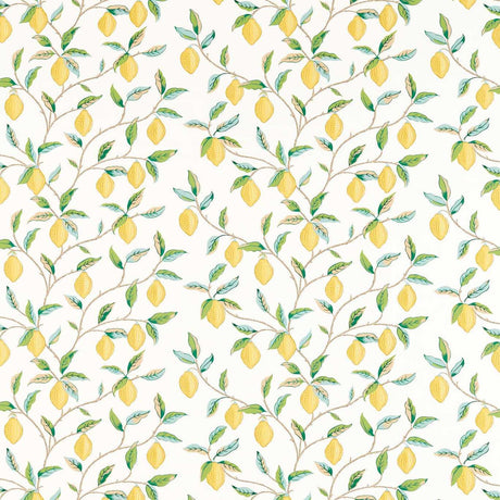 Morris & Co Lemon Tree Lemon Tree Lemon/ Bayleaf Fabric