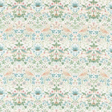 Morris & Co Strawberry Thief Cochineal/Willow Fabric