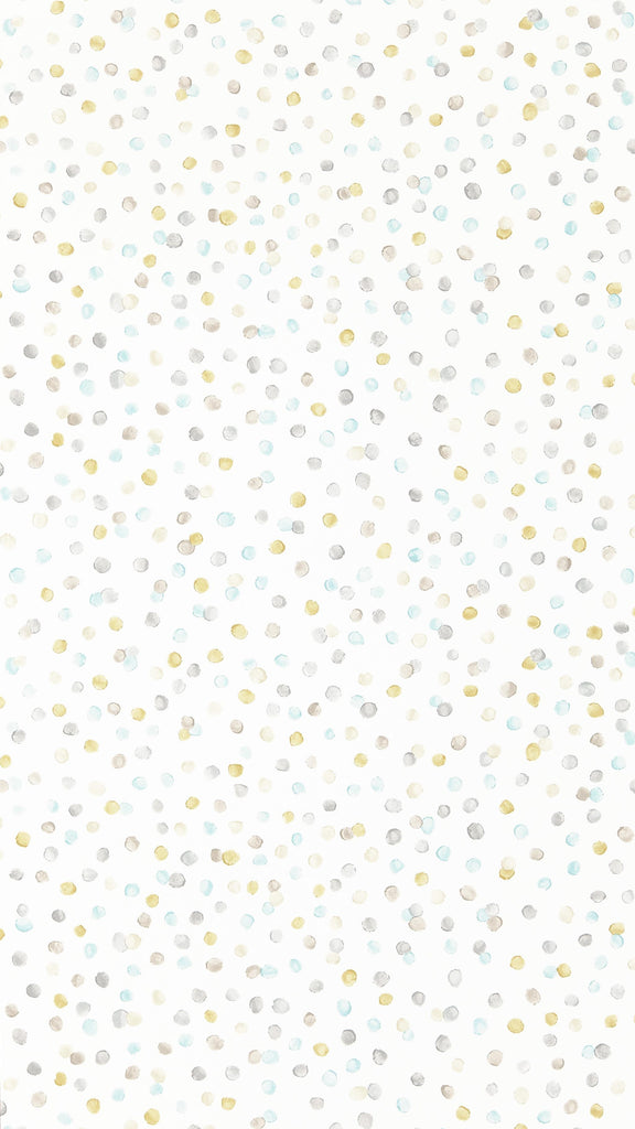 Scion Lots of Dots Hemp/Biscuit/Maize Wallpaper