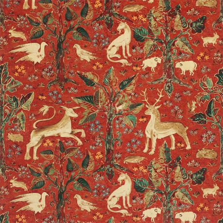Zoffany Arden Velvet Venetian Red Velvet Fabric